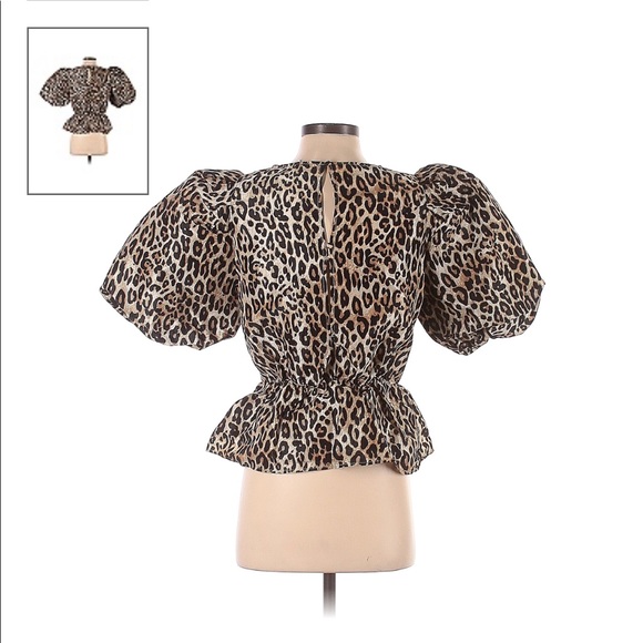 H&M peplum blouse (s) - Picture 2 of 2